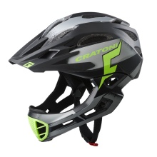 Kask Cratoni C-Maniac PRO (Pełna Ochrona) matowy czarny/limonkowy